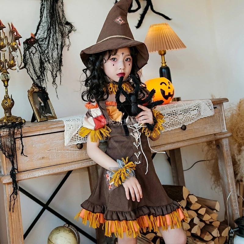 2025新品開催中ハロウィン 衣装 アクセサリー コスプレ 魔女 halloween 女子 子供仮装 変装 着ぐるみ コスプレ コスチューム ハロウィーン衣装 キッズ コス 文化祭 学園祭 イベント