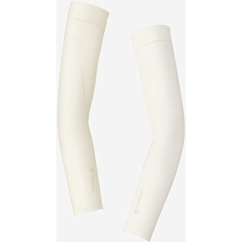 ゴールドウィン　C3fit(シースリーフィット) ユニセックス クーリングアームカバー ホワイト 1(S) 【返品交換不可】　GC65106