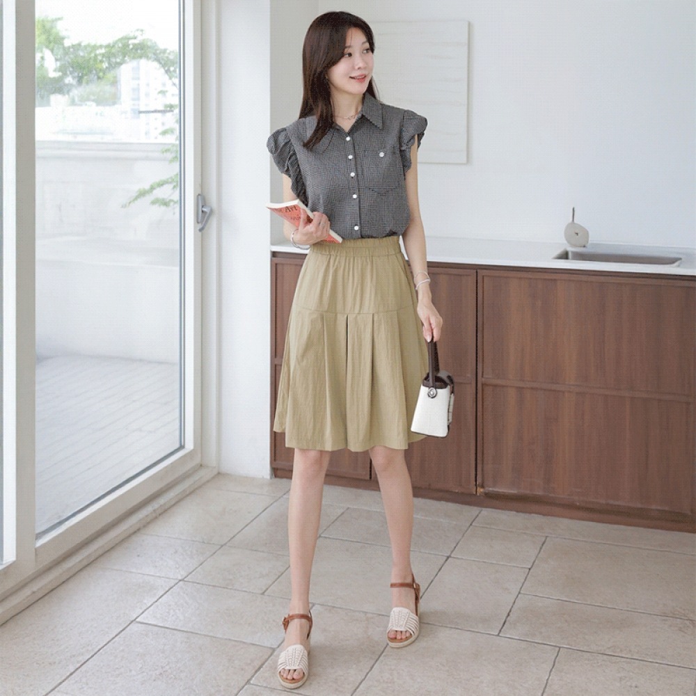 クリックアンドファニー クーリング魅力 プリーツスカートパンツ 5,319円