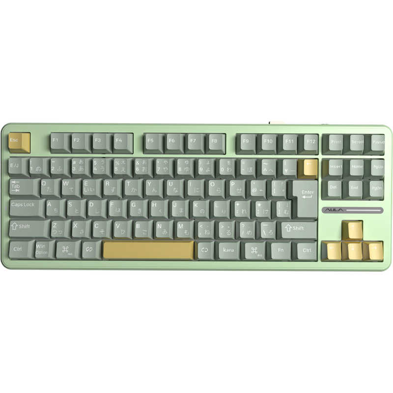 AULA　ゲーミングキーボード F87　F87J-SV-BO