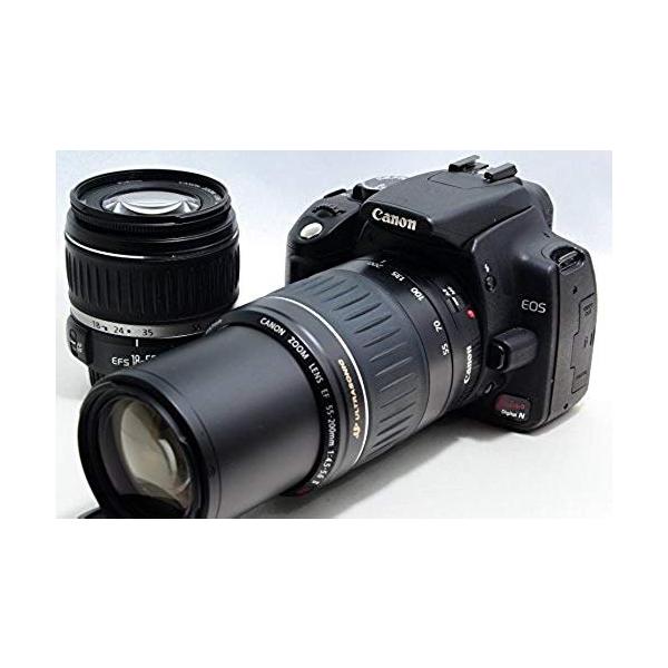 【中古】キヤノン Canon EOS KISS デジタル N ブラック ダブルズームキット