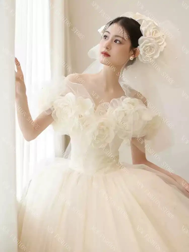 ウエディングドレス 白-29