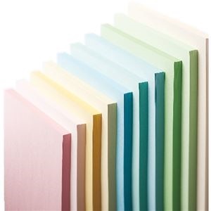 （まとめ） 長門屋商店 Color Paper B5 厚口 水 ナ-4310 1冊（100枚） 10セット