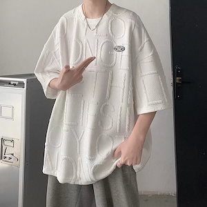 2022韓国超人気 Tシャツ春夏男女兼用春夏ファッション メンズファッション韓国ファッション