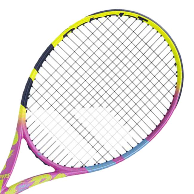バボラ(Babolat) 2023 Pure Aero ピュアアエロ ラファ オリジン (317g) 海外正規品 硬式テニスラケット 101509-371 イエロー×PK×ブルー(23y6m)[NC]