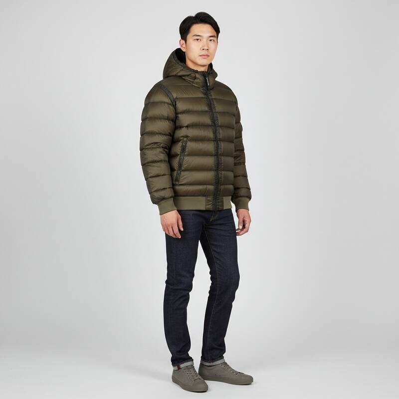 [カード10%決済割引]CP COMPANY メンズ ダウンジャケット 19CMOW002A 110416A 683