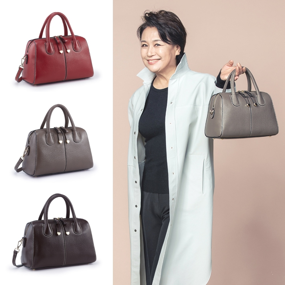 #韓国のアラフォーファッション# 牛革 クラシック トートバッグ