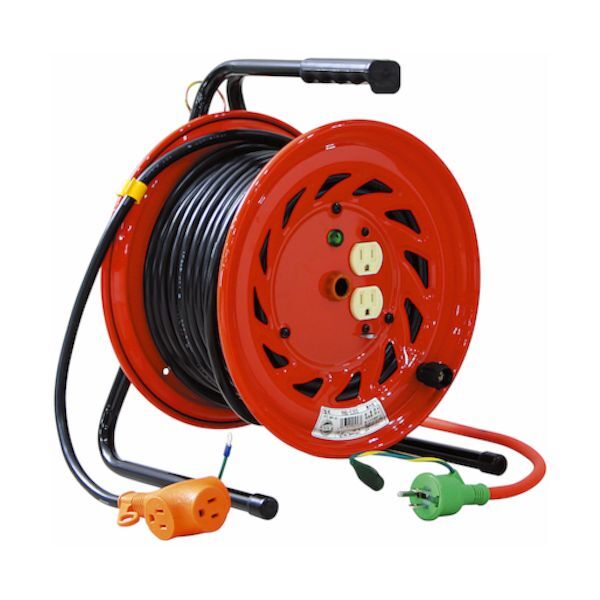 RNDE20S 電工ドラム 100V びっくリール アース付 20m メーカー直送