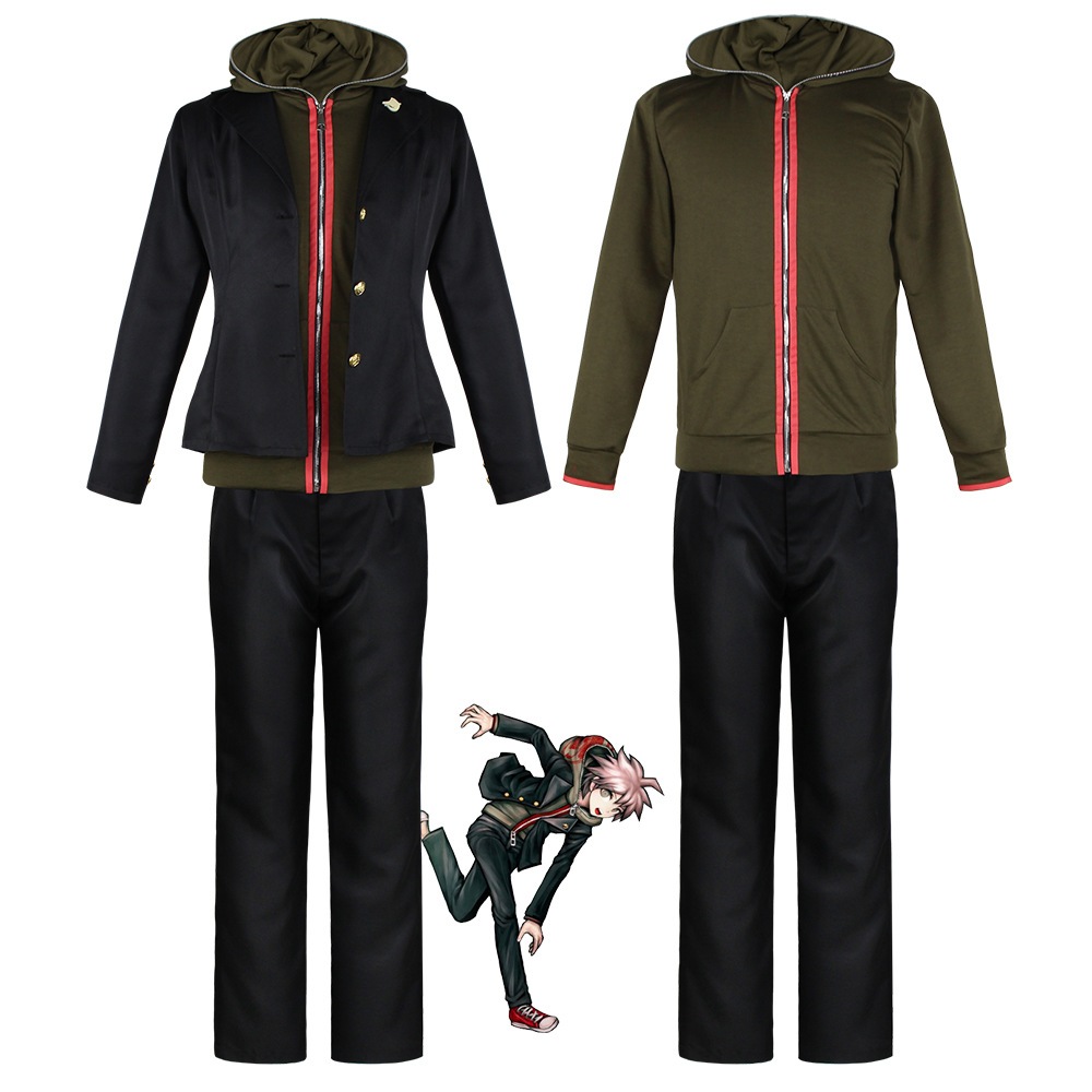 K1204Cos服新弾丸論破輪舞コスプレ苗木誠アニメゲーム服装苗木誠cos服