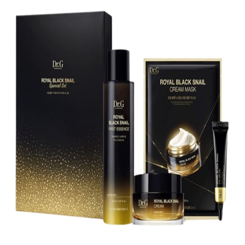 ロイヤルブラックス ネイル スキンケア 4点セット クリームエッセンスアイクリームマスクパック 韓国コスメ 保湿 鎮静 モチモチ 弾力 ロイヤルゼリー タンパク質 つやさらモチ お肌の水分感 ト