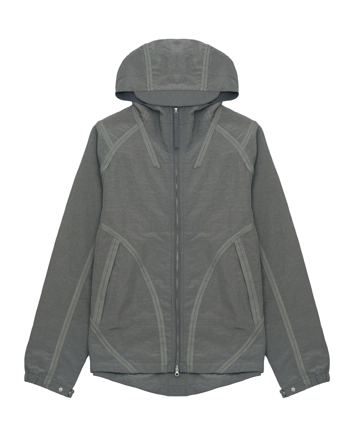 【SANSANGEAR】 WEBBING JACKET : WARM GREY
