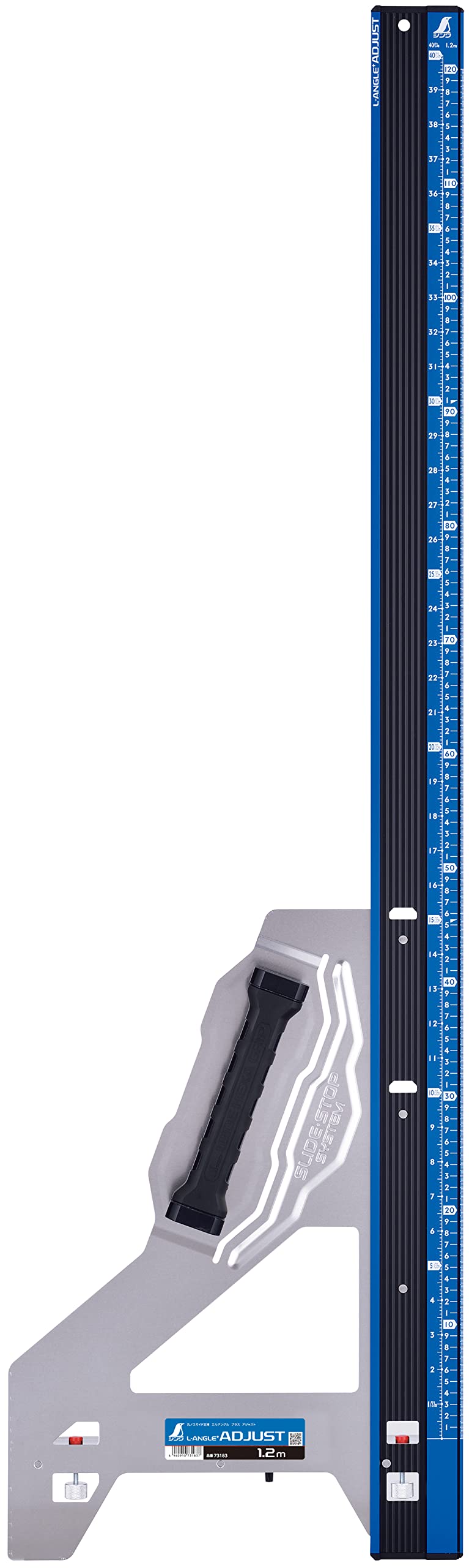 シンワ測定(Shinwa Sokutei) 丸ノコガイド定規 エルアングルPlusアジャスト 1.2m 併用目盛 73183