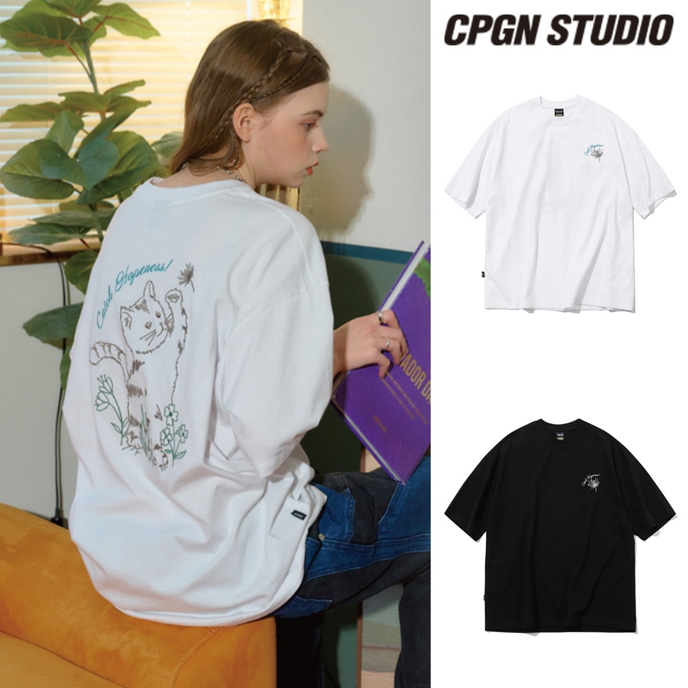 【CPGN STUDIO】24SS★ CATCH HOPE Embroidery Short Sleeve Tee CPGN STUDIO】 CATCH HOPE Embroidery Short Sleeve Tee Tシャツ