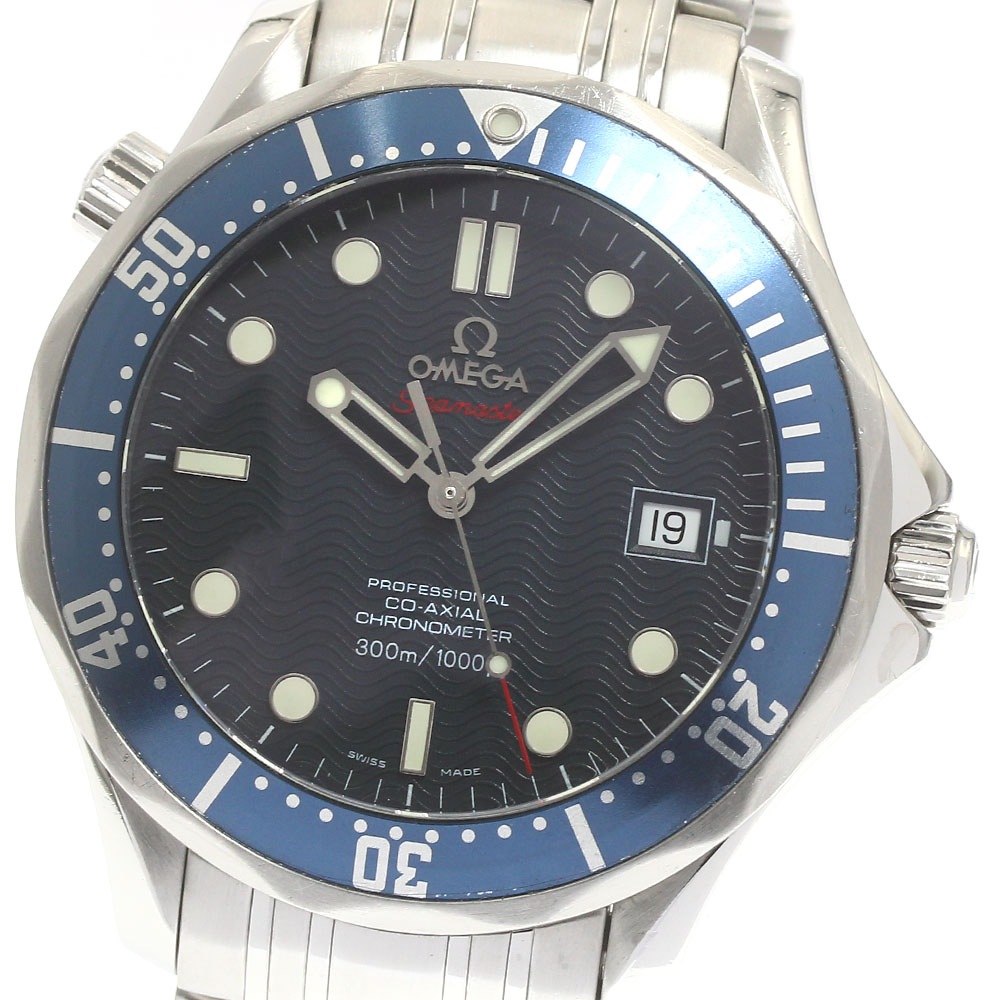 オメガ OMEGA 2220.80 シーマスター300 デイト コーアクシャル 自動巻き メンズ _877584【中古】