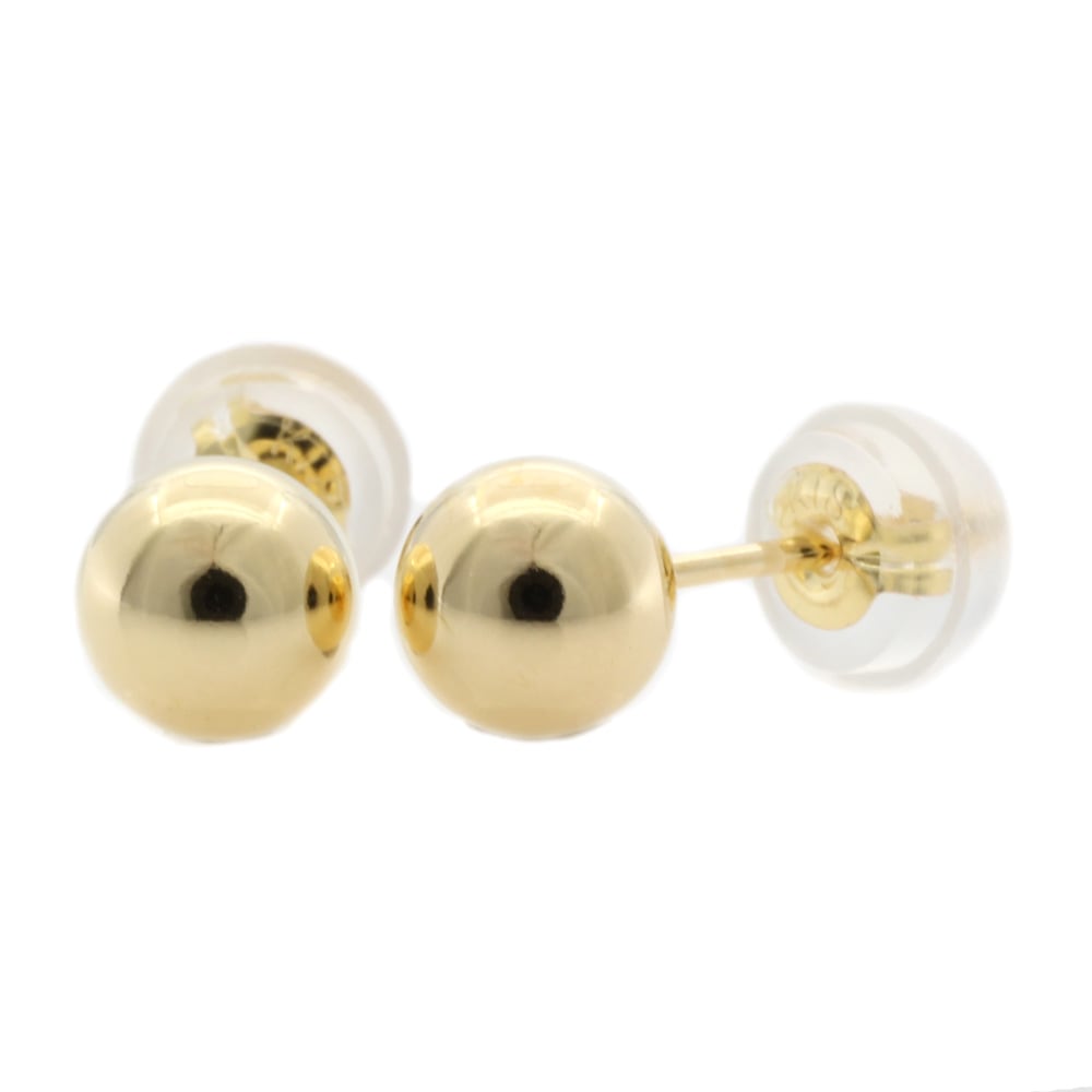 丸玉 5ｍｍ ボール ピアス 18金 K18ゴールド 新品