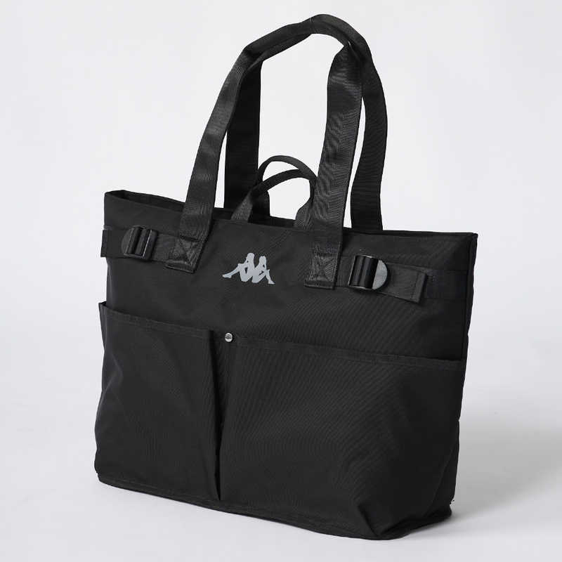 カッパ　ゴルフ用品 トートバッグ [縦32×横42×マチ幅18cm] ブラックグレー　616914