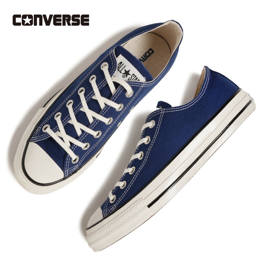 CONVERSE コンバース オールスター エイジド ロー スニーカー ALL STAR AGED OX CLASSIC NAVY ( ネイビー 青 キャンバス メンズ レディース 31318030
