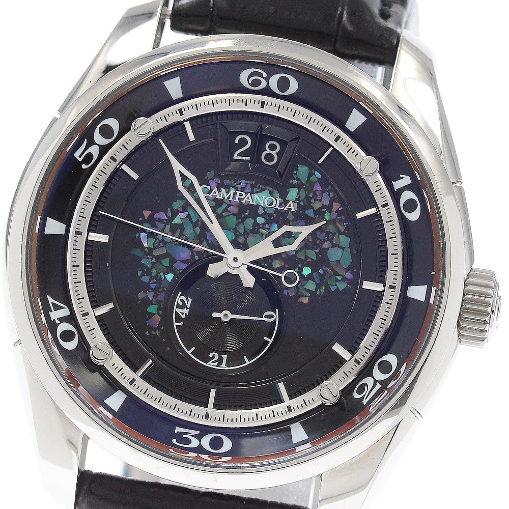 シチズン CITIZEN NZ0000-07F/Y513-T021794 カンパノラ メカニカルコレクション 琉雅 パワーリザーブ 自動巻き メンズ 箱・保証書付_950970【中古】