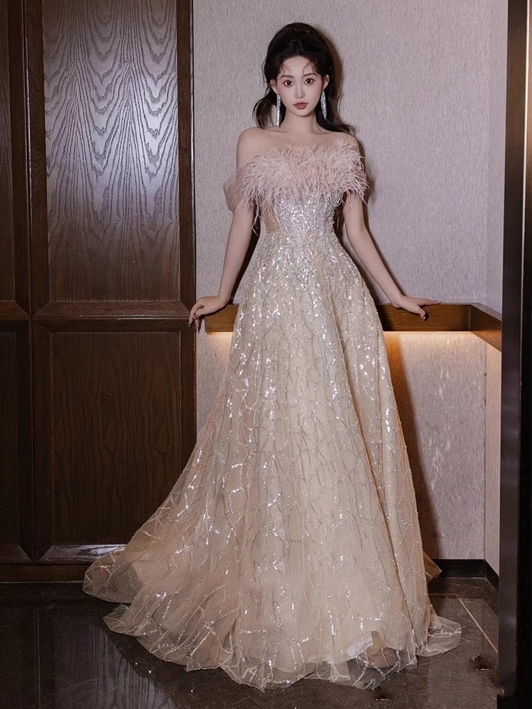 パーティードレス イブニングドレス ドレス新しい女性パーティー気質カクテルドレス