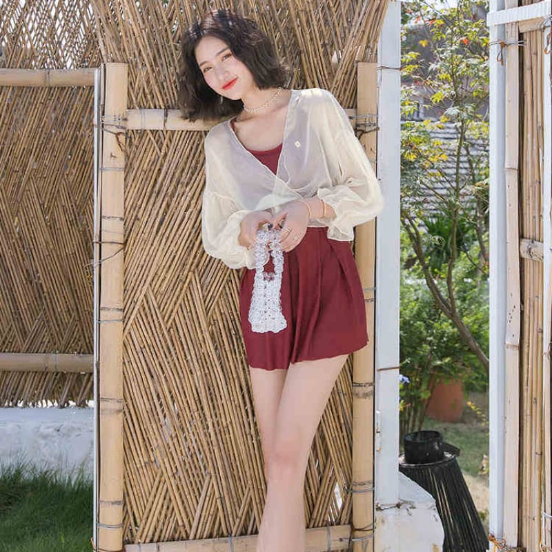 お早めに！水着 高校生 中学生 10代 20代 30代 レディース ビキニ 体型カバー 大きいサイズ おしゃれ ママ 水着 オフショルダー 4665