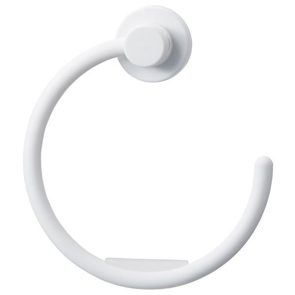 （まとめ）Mag-On マグネットタオルリング ホワイト （ タオルハンガー タオル掛け ） 56個セット