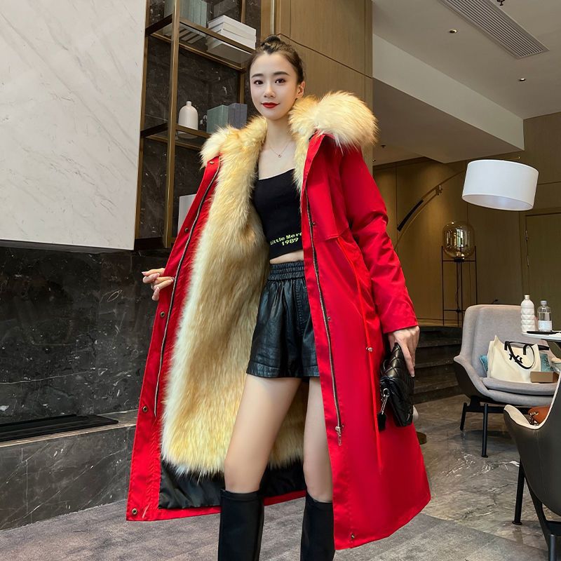 2024冬新品 ファー 人工フリース フード付き ステッチ ぬいぐるみ ボア 華やか暖かい 保温 レディース ロングコート アウター ジャケット メガ割