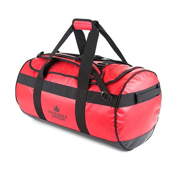The Friendly Swede Duffel bag with Backpack Straps for Gym， Travel and Sports - SANDHAMN Duffle Wate