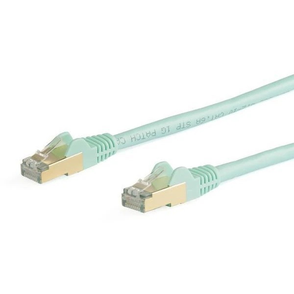 StarTech 6ASPAT10MAQ アクア [LANケーブル ツメ折れ防止 CATA6対応 10m]