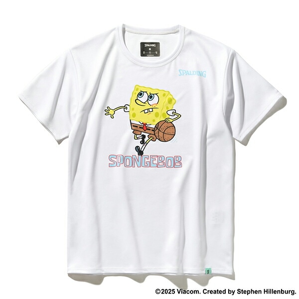 ジュニア　Ｔシャツ　スポンジ・ボブ　ドリブル 160 ホワイト