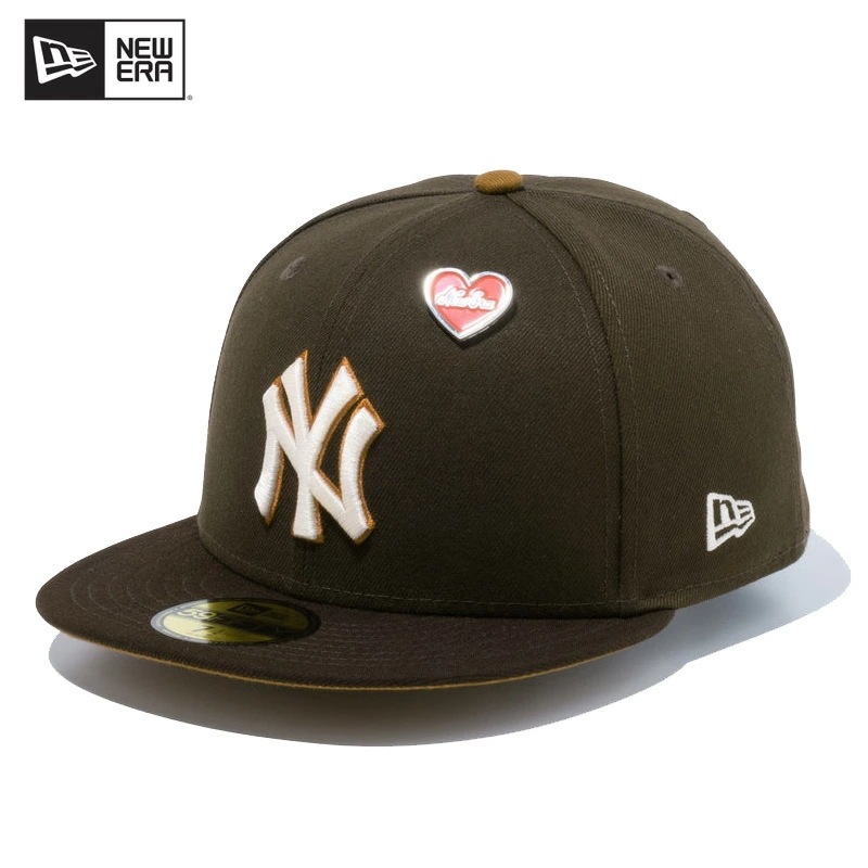 ニュー エラ NEW ERA 59FIFTY St. Valentine s Day ニューヨークヤンキース ウォルナット MLB キャップ 帽子 男性 [BB]