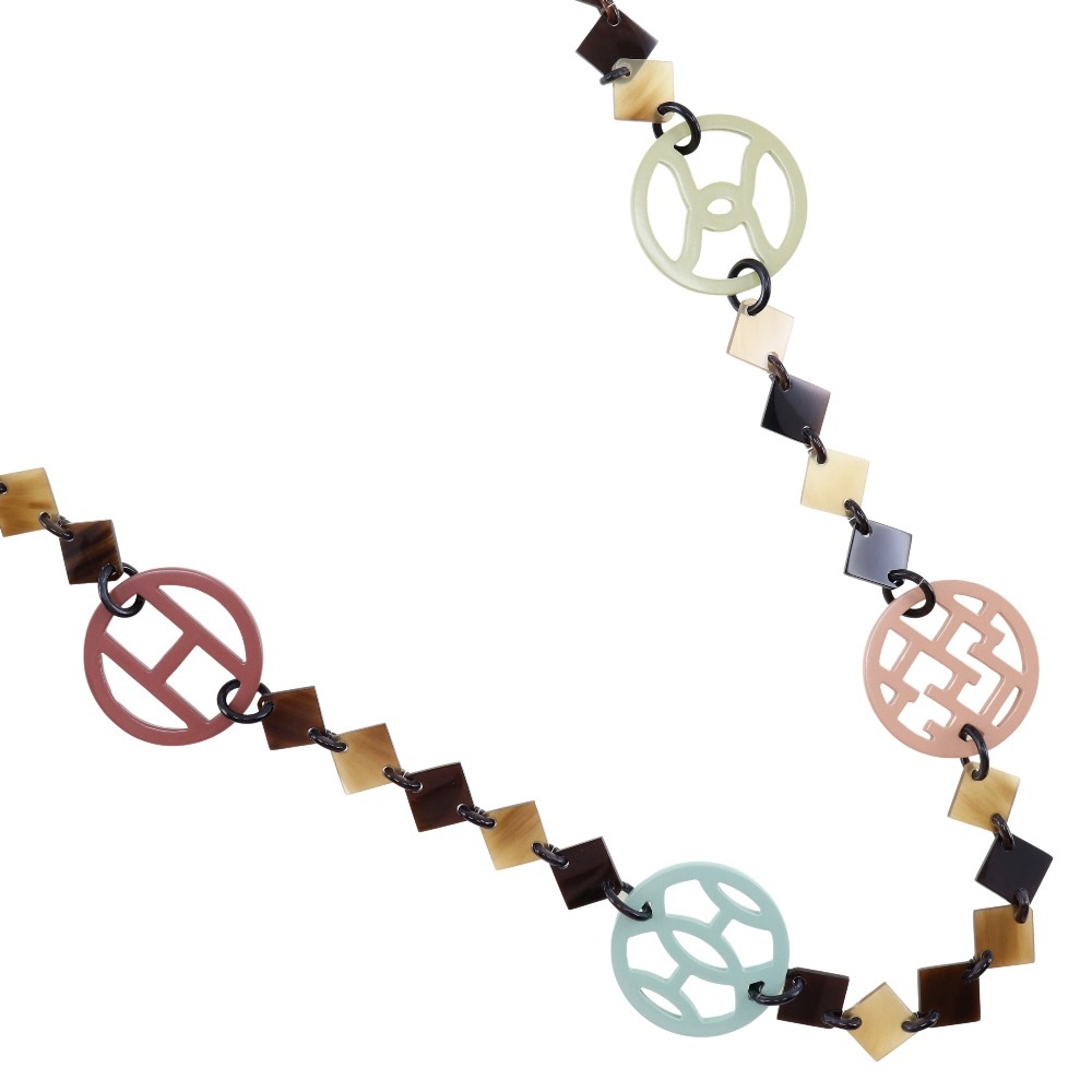 ディーヴァ ネックレス バッファローホーン 約40.7g レディース 中古品 A-ランク