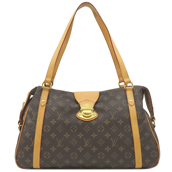 ルイヴィトン LOUIS VUITTON ショルダーバッグ ストレーザ PM モノグラムキャンバス モノグラム ゴールド金具 茶 肩掛け M51186 FL2089【中古】