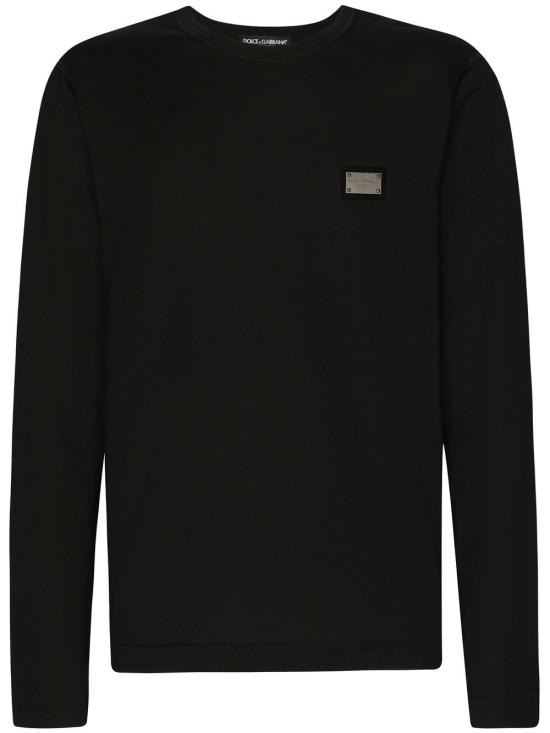 DOLCE & GABBANA Men T-Shirts G8PV0T G7F2IN0000 Black