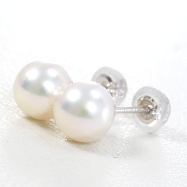 PT900 プラチナ ピアス パール 総重量約1.5g ジュエリー 中古