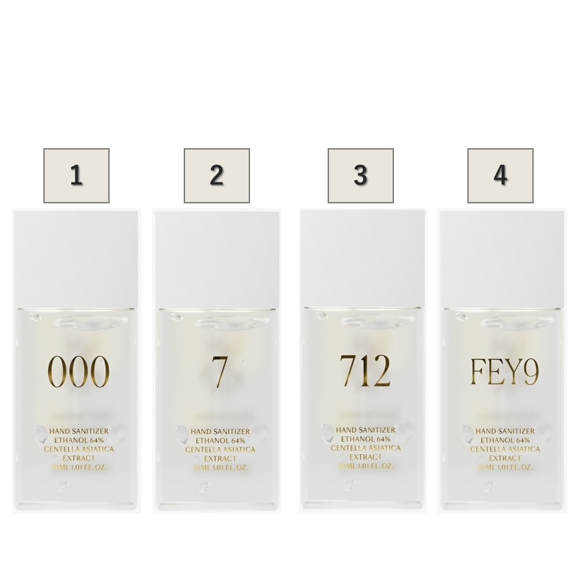 Hand Sanitizer, 30ml, ハンドジェル30ml エタノール64% ハンドケア 香水 4種