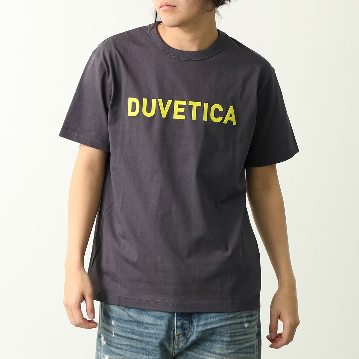 Duvetica デュベティカ Tシャツ VXRT30131 メンズ 半袖 カットソー ロゴT コットン クルーネック PERISCOPIO/CG