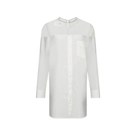MM6 MAISON MARGIELA Women Shirts M35256 S62NH0053 101 WHITE NEUTRALS