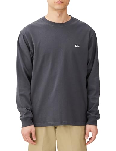 [リー] クラシック バックプリントロゴTシャツ 長袖 グレー