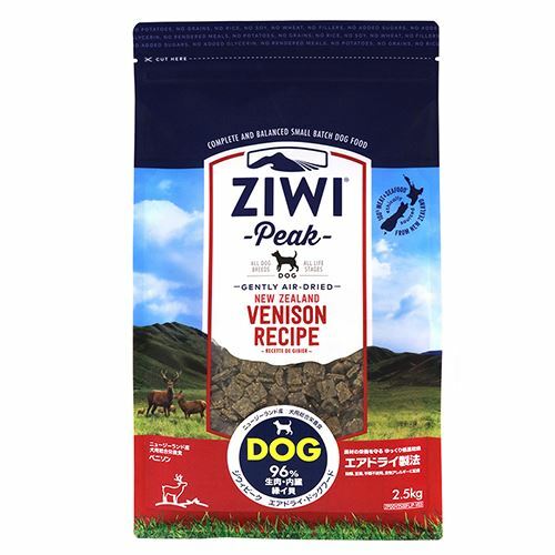 ジウィピーク エアドライ ドッグフード ベニソン 2.5kg