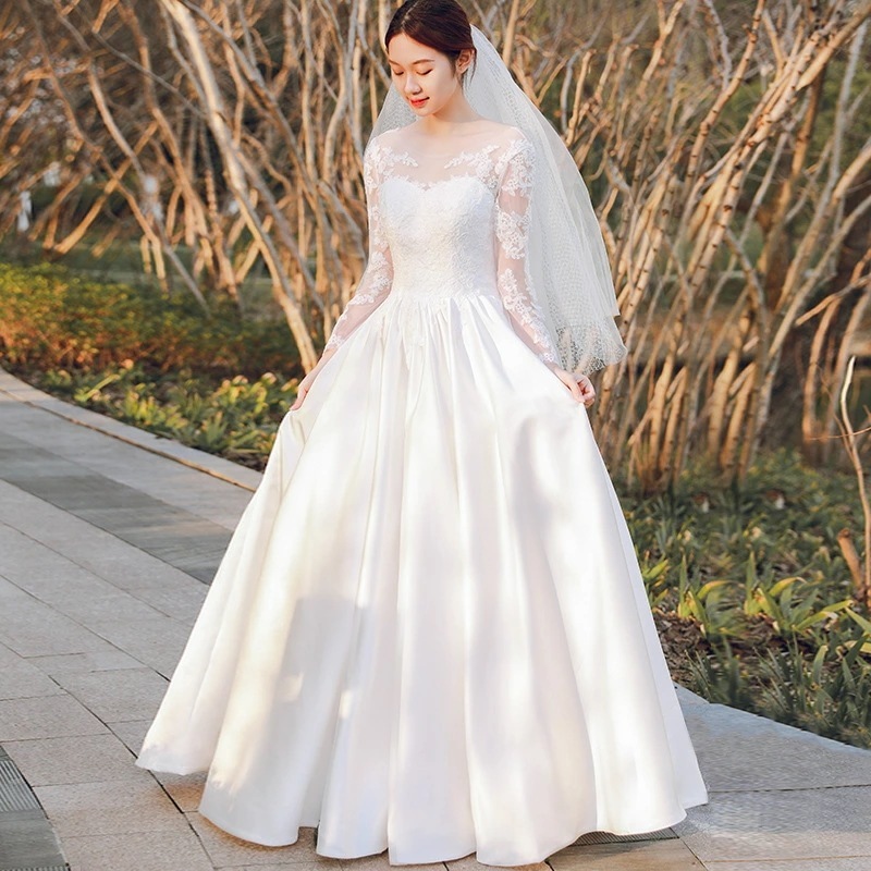 花嫁 ウエディングドレス 二次会ドレス 結婚式 格安 ウエディングドレス 披露宴 二次会 結婚式 イベント 演奏会 発表会 フォーマルドレス 編み上げタイプ 白 オシャレ 高級感 海外挙式 ウエディン