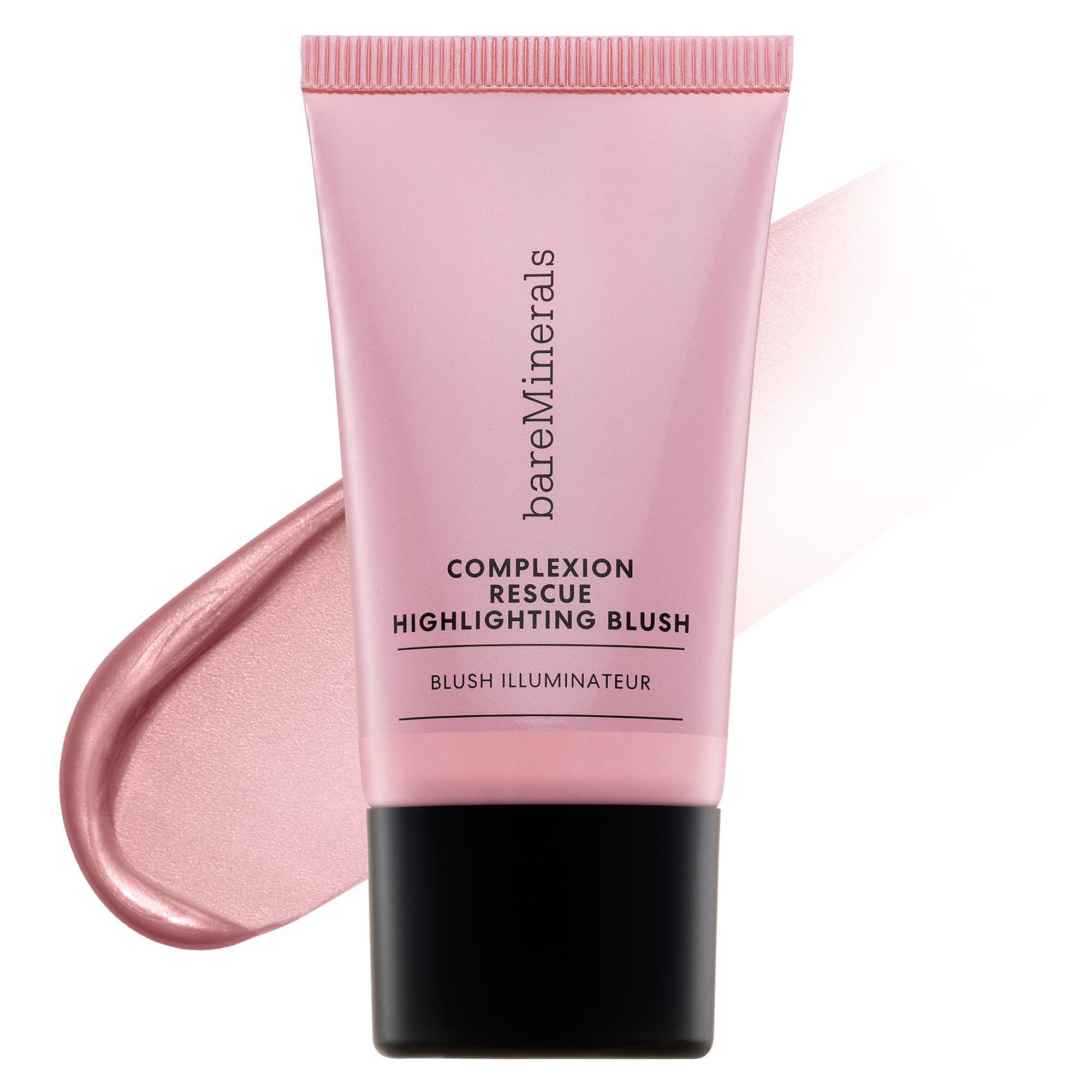 bareMinerals ベアミネラル CR ハイライター ピンク グロー 15mL ほのかなピーチのニュアンスで幸福感をにじませるピンク クリーム ハイライター リキッドチーク フェイスカラー