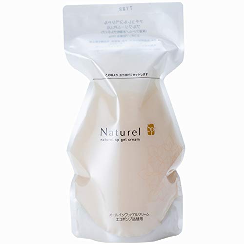 公式の  ナチュレルSP エコポンプ詰替え用550g ゲルクリーム 乳液・クリーム