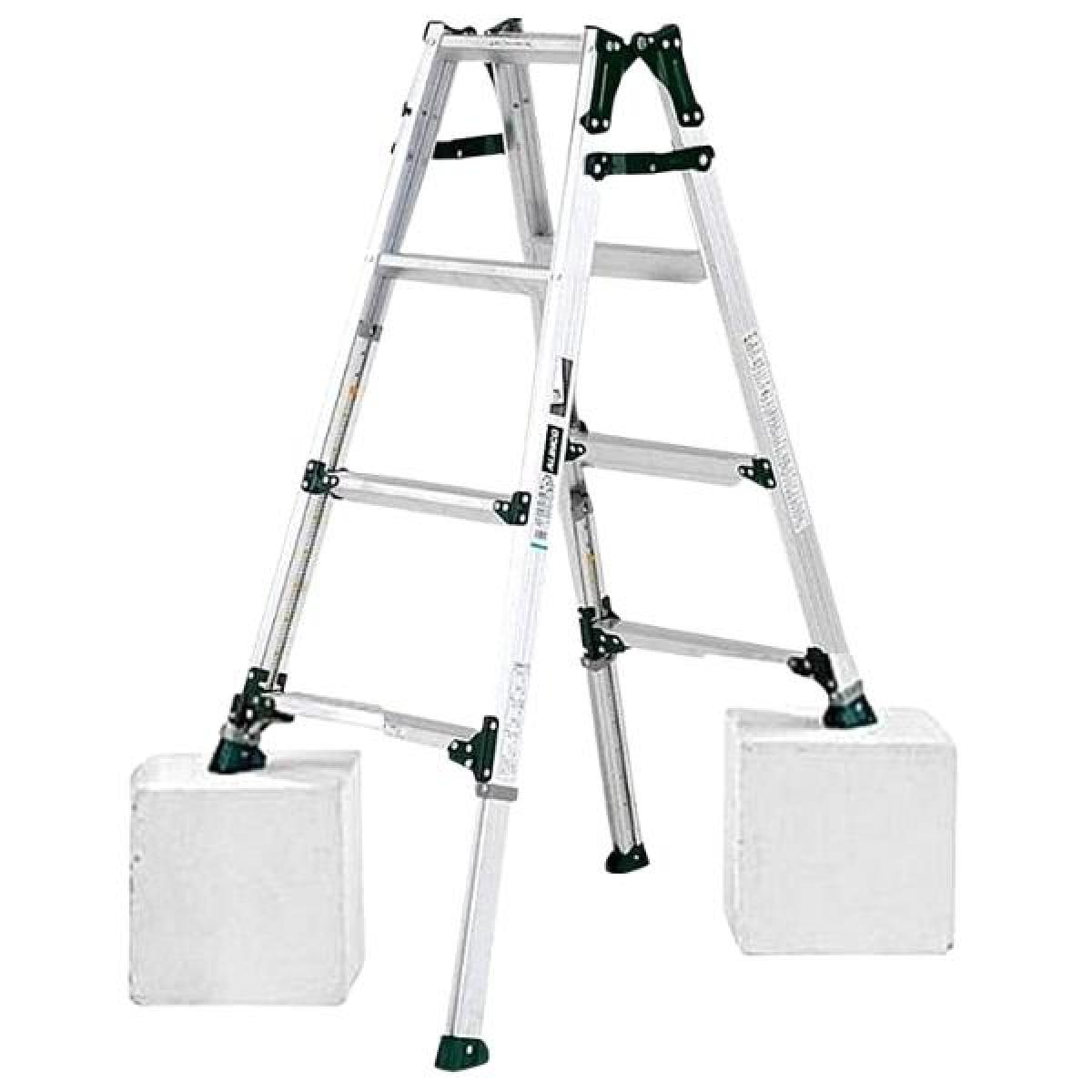 【I】ALINCO アルインコ 伸縮脚付はしご兼用脚立 PRT-120FX 踏ざん幅60mm 各脚441mm伸縮 【代引不可/北海道・沖縄・離島不可】