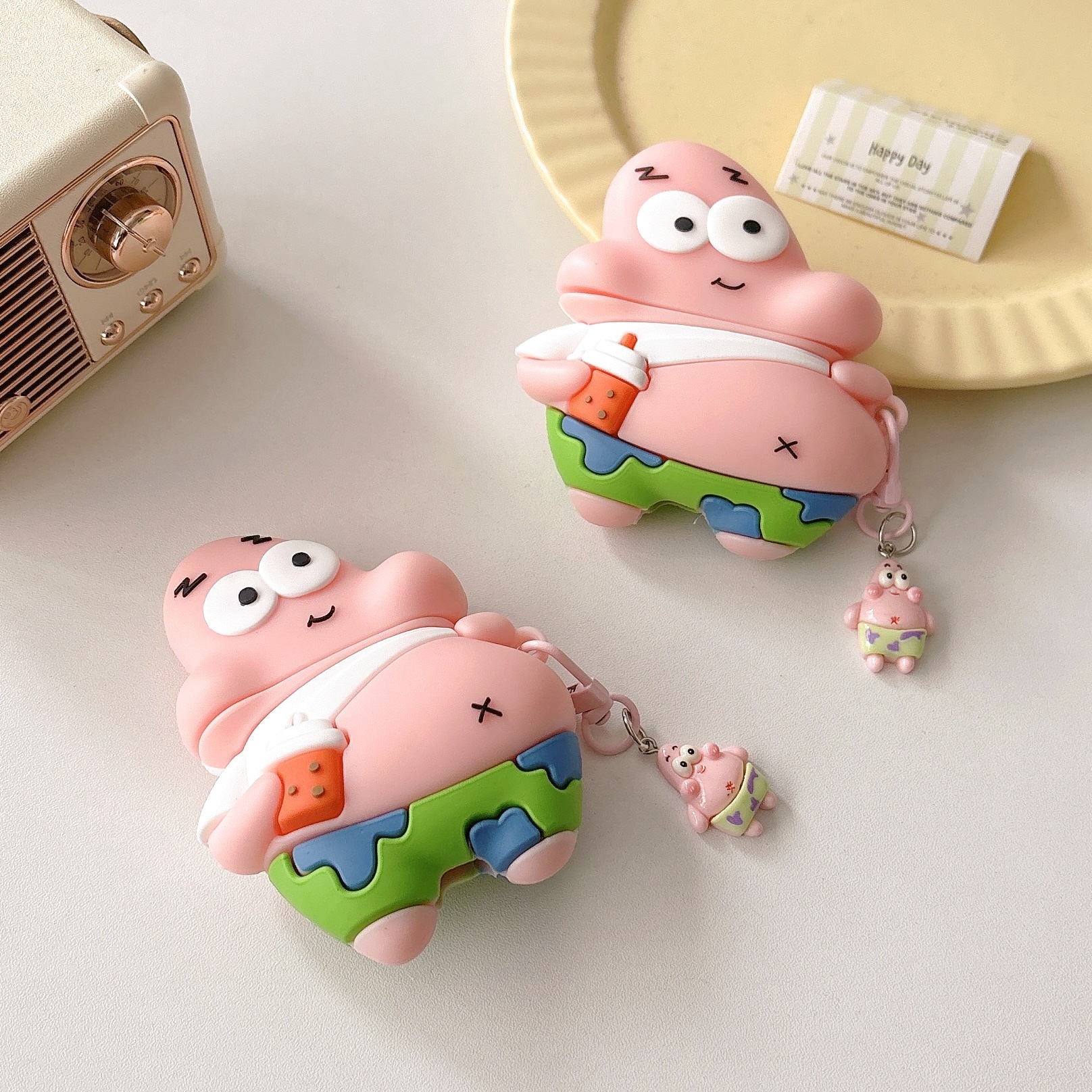 【20点セット】【送料無料】かわいい派のスターはairpods 4世代アップルBluetoothイヤホンカバーpro 23世代カートゥーン保護ケースに適している