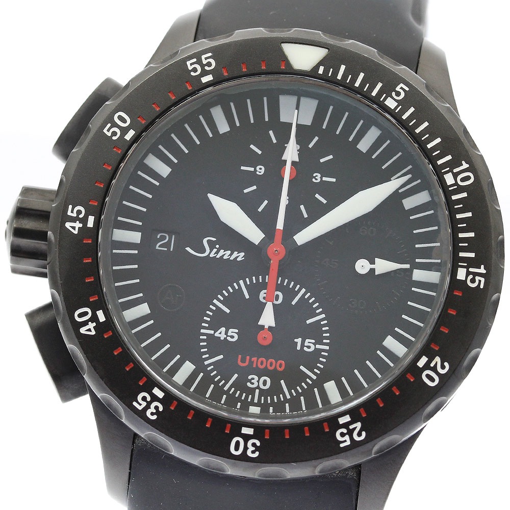 ジン Sinn U1000.S U1000 スモールセコンド 自動巻き メンズ 保証書付き_900438【中古】