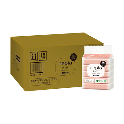 他サイト： 【Amazon.co.jp限定】ネピア ピタ ソフトパックティシュ 300枚(150組)×20個(5個×4パック)【コンパクトケース品】FSCの商品画像