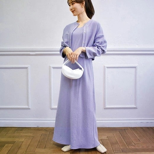 [最安値挑戦]！【2点セット】 メランジセットワンピース レディース 春 スーツ セットアップ 点数セット M-3L