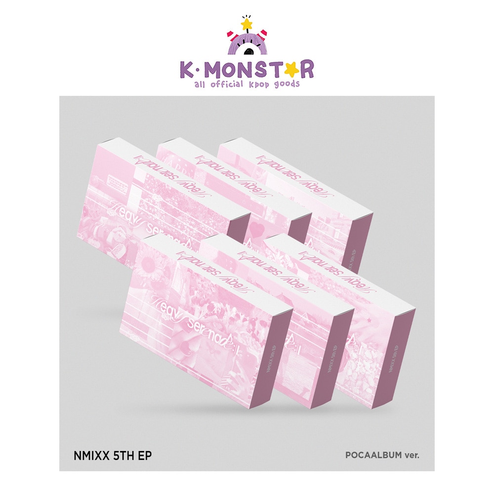 [特典] NMIXX - Heavy Serenade / 5TH EP ALBUM (POCAALBUM Ver.) 6種SET APPLEMUSIC WITHMUU