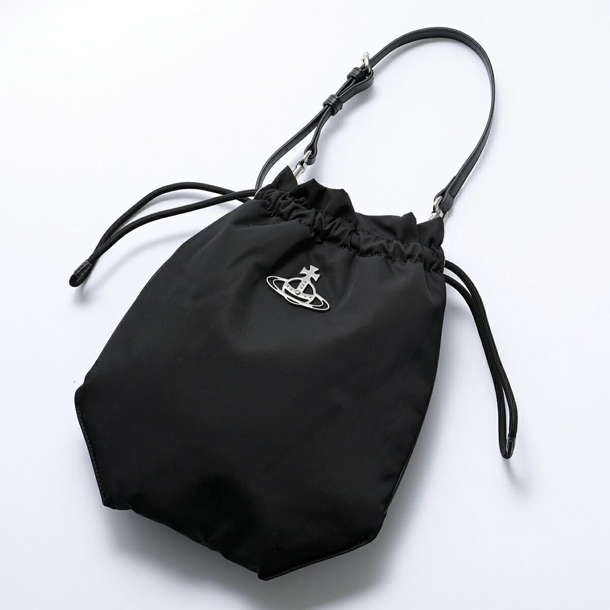 Vivienne Westwood ヴィヴィアンウエストウッド ショルダーバッグ DRAWSTRING POUCH SET 57010001U W001Y レディース オーブ 鞄 N401/BLACK