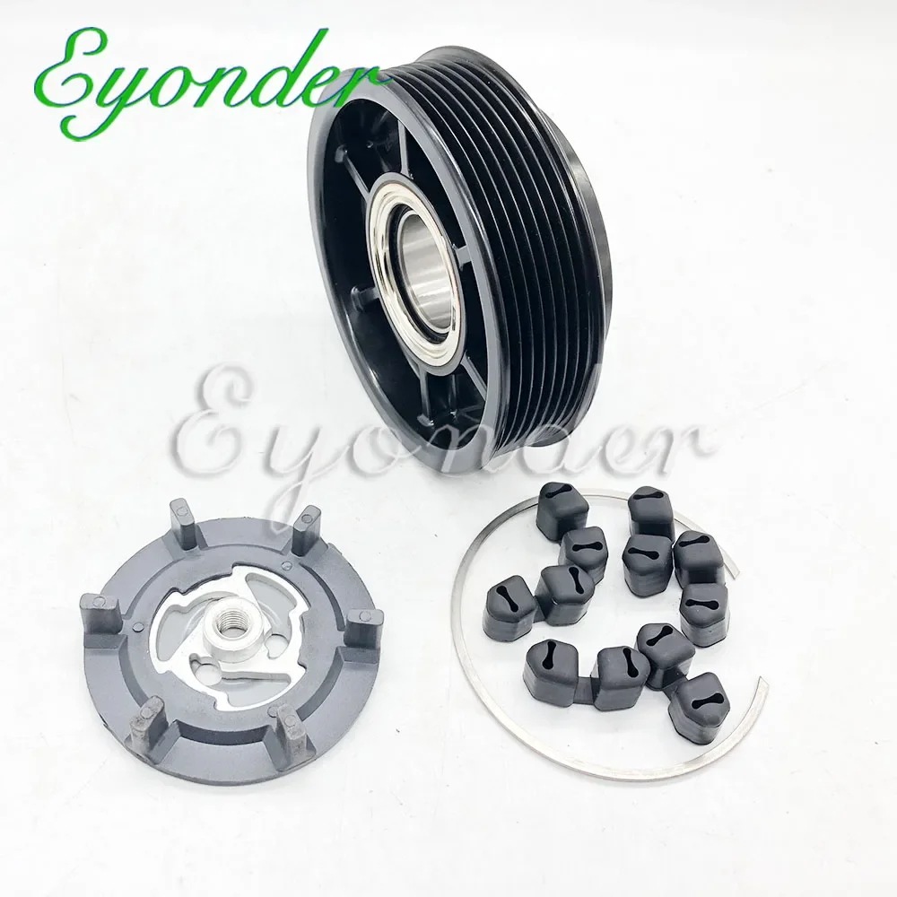 A/C エアコン コンプレッサー クラッチ プーリー 7PK メルセデス・ベンツ E200 W211 S211 M271 SLK200 R171 互換品 A0012308011 A0002309311
